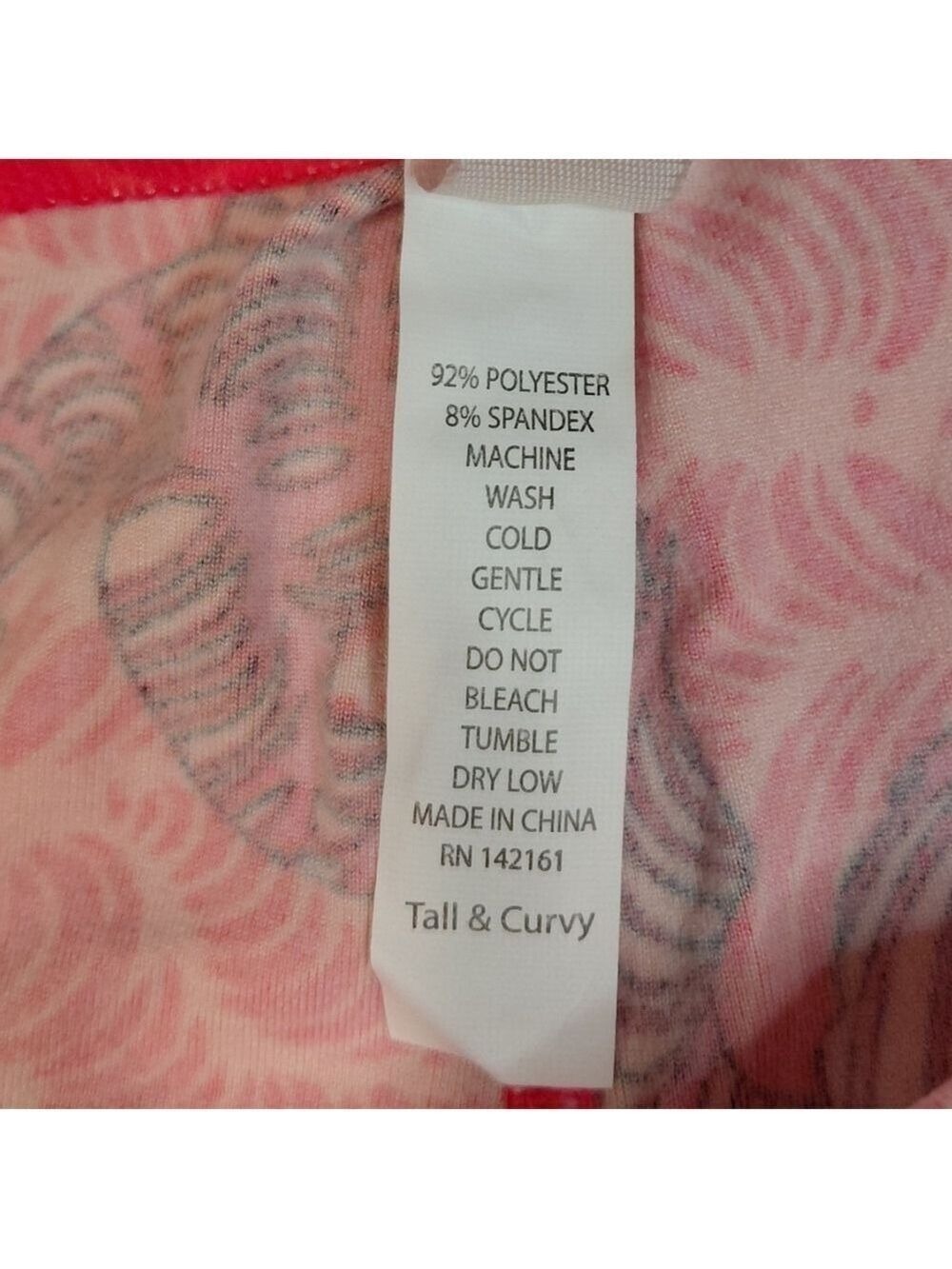 NWT LuLaRoe Tall & Curvy Cupid Leggings Pink Cupid Valentine Cherub Fits 12-18 - Picture 5 of 6